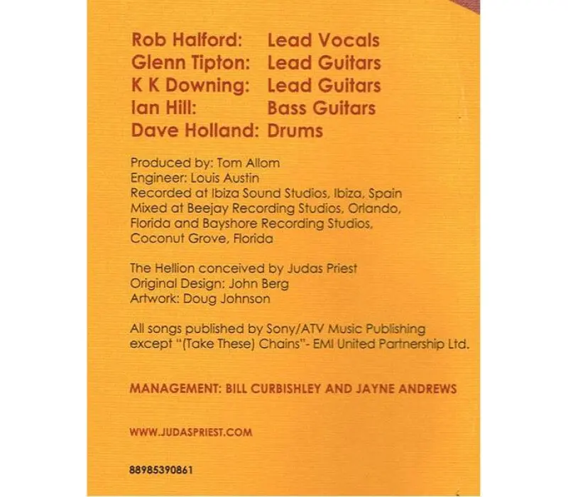 Виниловая пластинка Judas Priest – Screaming For Vengeance, Kinodrive.kz — фото 2