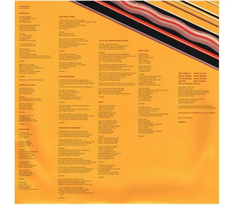 Виниловая пластинка Judas Priest – Screaming For Vengeance, Kinodrive.kz — фото 7