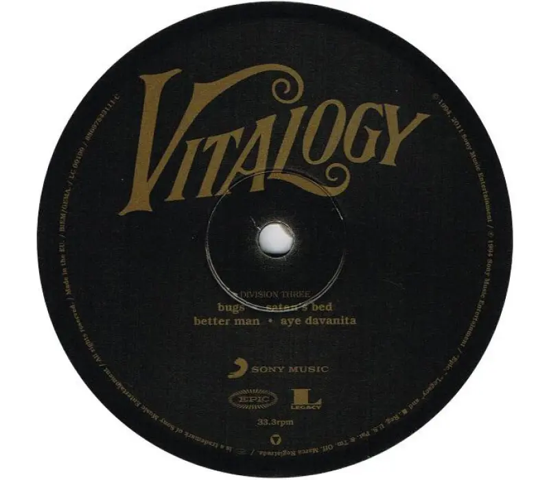 Виниловая пластинка Pearl Jam – Vitalogy, Kinodrive.kz — фото 11