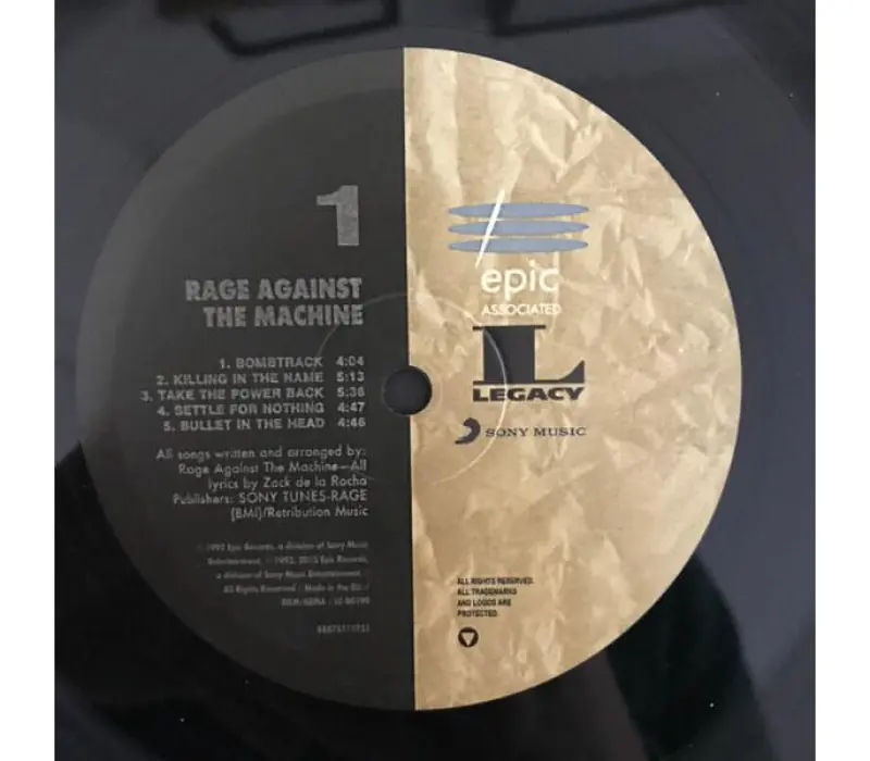 Виниловая пластинка Rage Against The Machine – Rage Against The Machine, Kinodrive.kz — фото 5