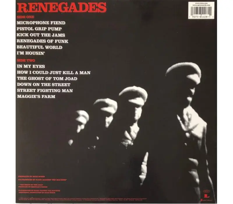 Виниловая пластинка Rage Against The Machine – Renegades, Kinodrive.kz — фото 2