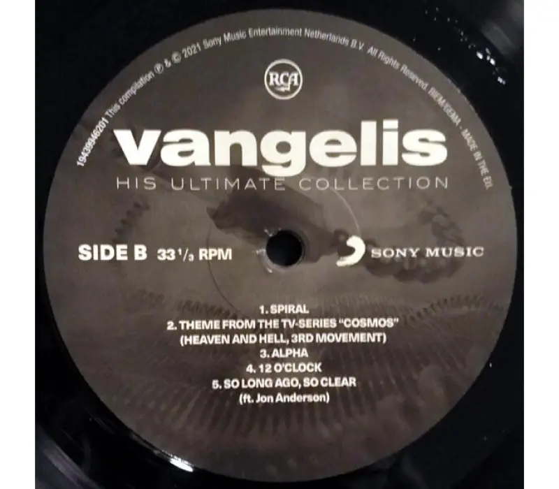 Виниловая пластинка Vangelis – His Ultimate Collection, Kinodrive.kz — фото 3