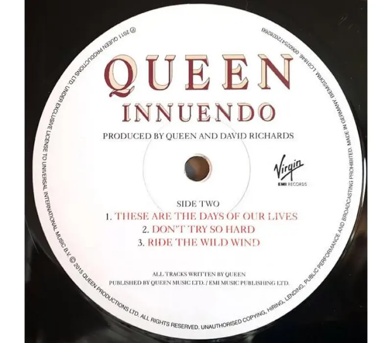 Виниловая пластинка Queen – Innuendo, Kinodrive.kz — фото 5