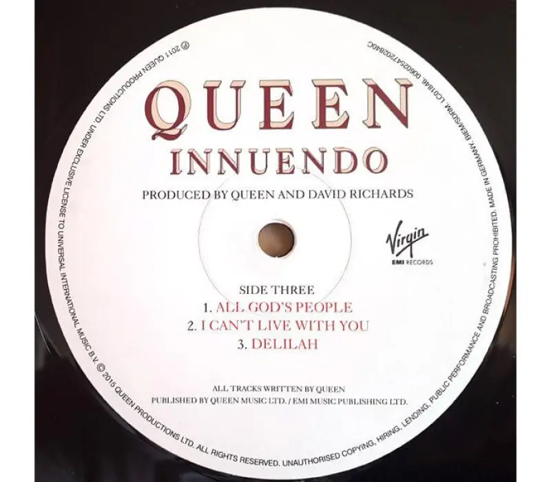 Виниловая пластинка Queen – Innuendo, Kinodrive.kz — фото 6