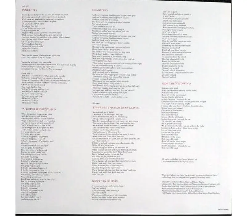 Виниловая пластинка Queen – Innuendo, Kinodrive.kz — фото 8