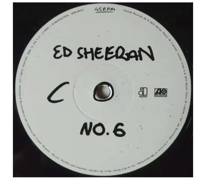 Виниловая пластинка Ed Sheeran – No.6 Collaborations Project, Kinodrive.kz — фото 7