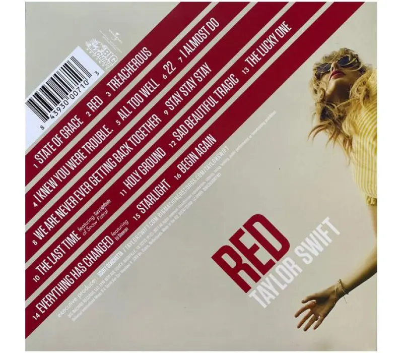 Виниловая пластинка Taylor Swift – Red, Kinodrive.kz — фото 3
