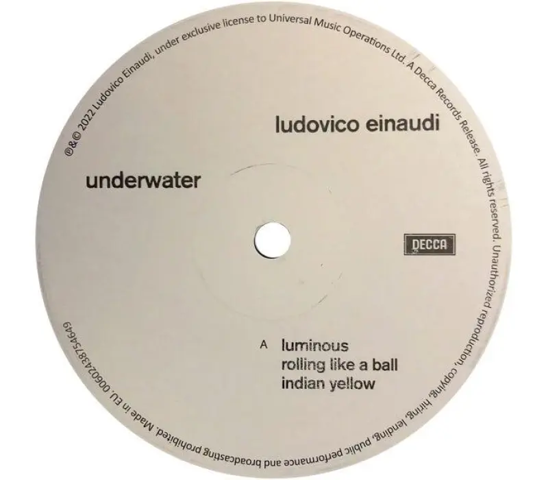 Виниловая пластинка Ludovico Einaudi – Undiscovered Vol.2, Kinodrive.kz — фото 5