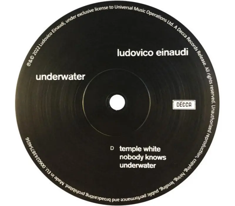 Виниловая пластинка Ludovico Einaudi – Undiscovered Vol.2, Kinodrive.kz — фото 8