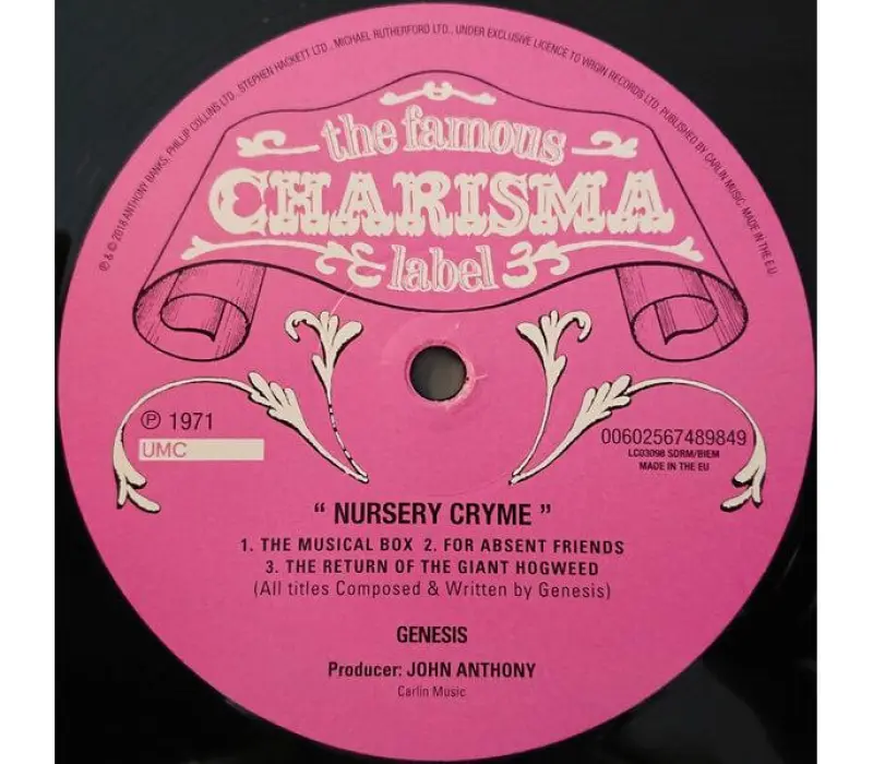 Виниловая пластинка Genesis – Nursery Cryme, Kinodrive.kz — фото 2