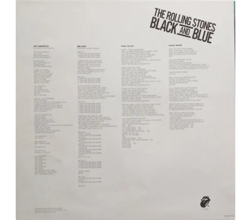 Виниловая пластинка The Rolling Stones – Black And Blue, Kinodrive.kz — фото 2