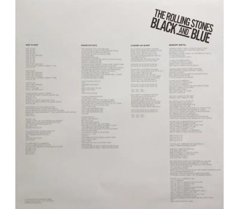 Виниловая пластинка The Rolling Stones – Black And Blue, Kinodrive.kz — фото 4