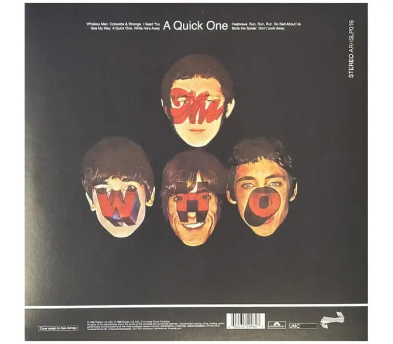 Виниловая пластинка The Who – A Quick One, Kinodrive.kz — фото 5