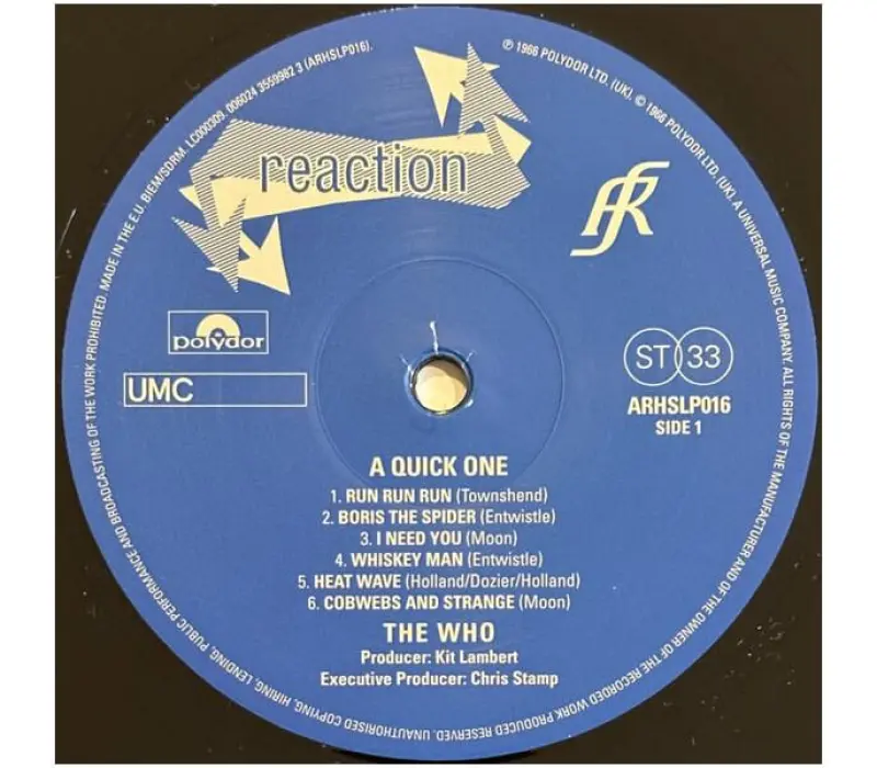Виниловая пластинка The Who – A Quick One, Kinodrive.kz — фото 6