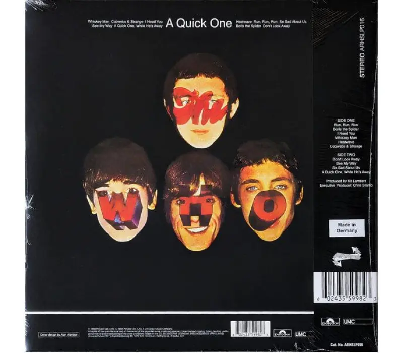Виниловая пластинка The Who – A Quick One, Kinodrive.kz — фото 7