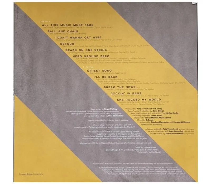 Виниловая пластинка The Who –  Who, Kinodrive.kz — фото 4