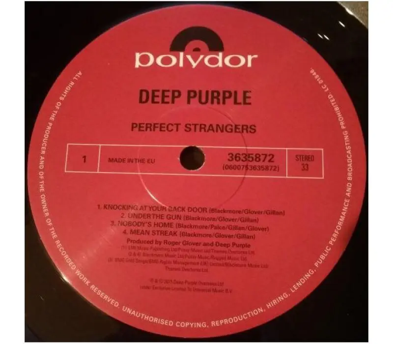 Виниловая пластинка Deep Purple – Perfect Strangers, Kinodrive.kz — фото 2