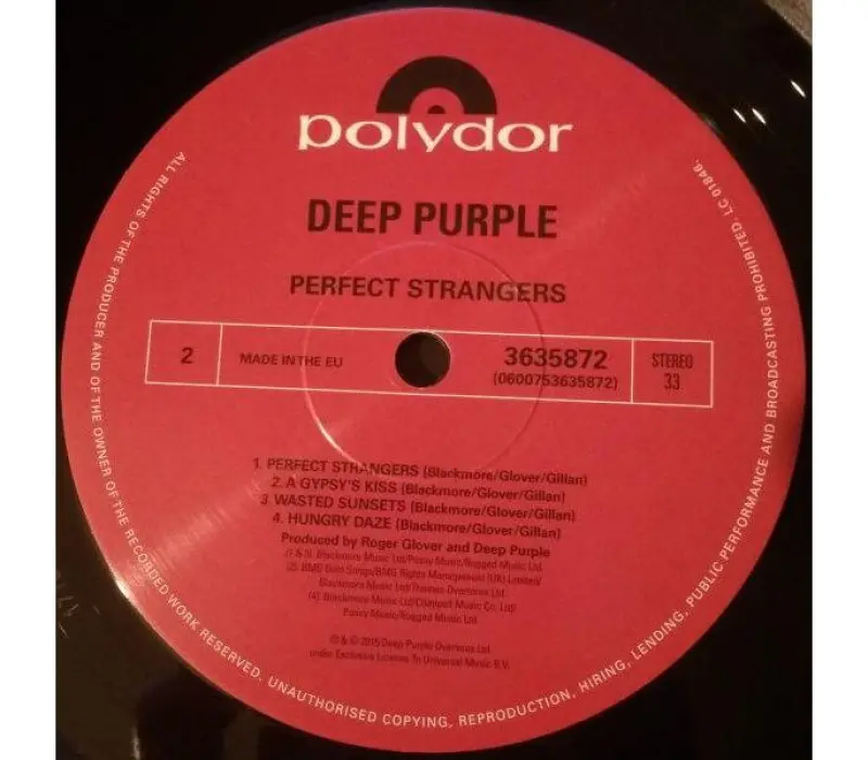 Виниловая пластинка Deep Purple – Perfect Strangers, Kinodrive.kz — фото 3