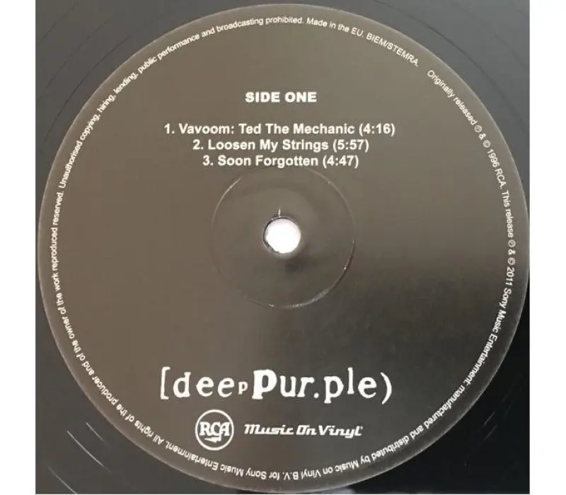 Виниловая пластинка Deep Purple – Purpendicular, Kinodrive.kz — фото 9