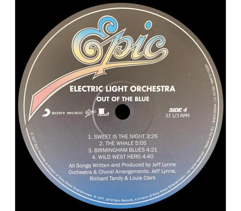 Виниловая пластинка Electric Light Orchestra – Out Of The Blue, Kinodrive.kz — фото 9