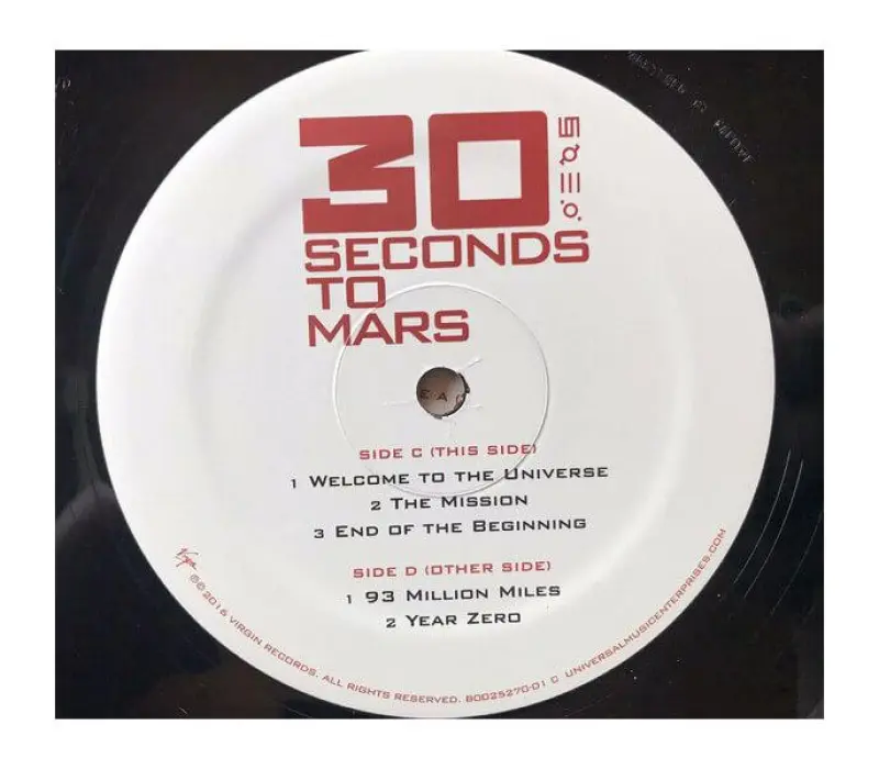 Виниловая пластинка Thirty Seconds To Mars – 30 Seconds To Mars, Kinodrive.kz — фото 9