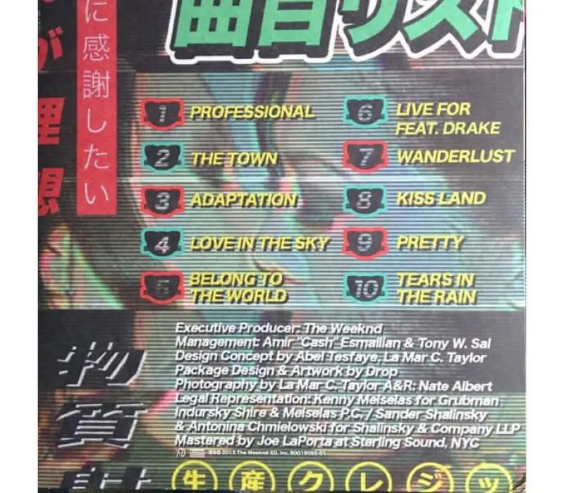 Виниловая пластинка TheWeeknd – Kiss Land, Kinodrive.kz — фото 5