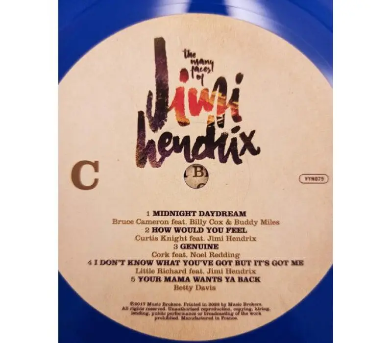Виниловая пластинка Jimi Hendrix and Various Artists– The Many Faces Of Jimi Hendrix, Kinodrive.kz — фото 8