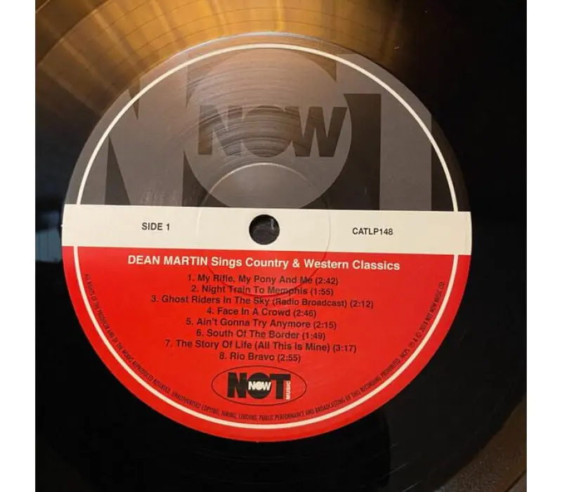 Виниловая пластинка Dean Martin and Frank Sinatra – Sing Country and Western Classics, Kinodrive.kz — фото 3