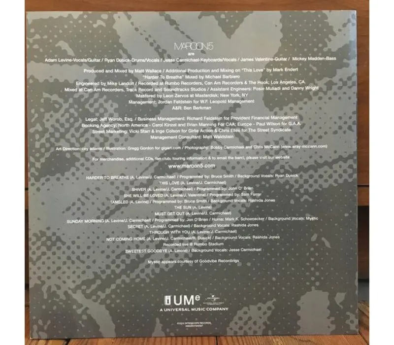 Виниловая пластинка Maroon 5 – Songs About Jane, Kinodrive.kz — фото 5