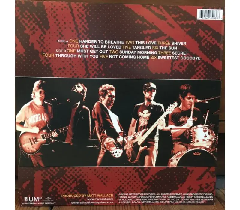 Виниловая пластинка Maroon 5 – Songs About Jane, Kinodrive.kz — фото 6