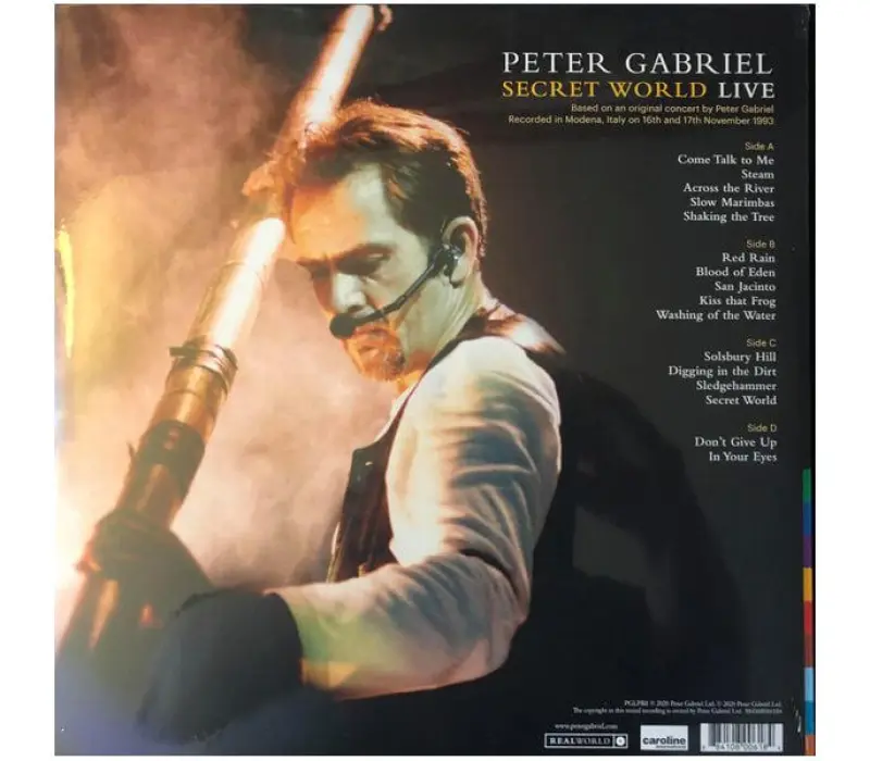 Виниловая пластинка Peter Gabriel – Secret World Live, Kinodrive.kz — фото 3