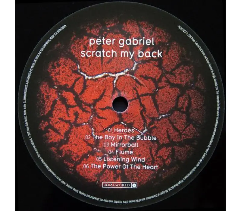 Виниловая пластинка Peter Gabriel – Scratch My Back / And I'll Scratch Yours, Kinodrive.kz — фото 8