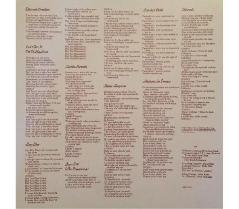 Виниловая пластинка Electric Light Orchestra – Eldorado A Symphony By The Electric Light Orchestra, Kinodrive.kz — фото 7