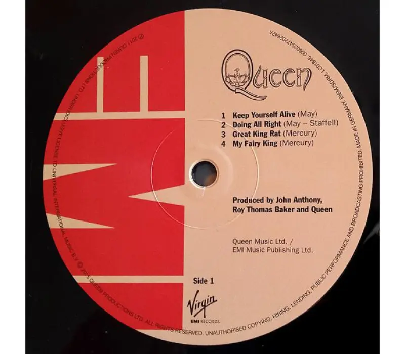 Виниловая пластинка Queen – Queen, Kinodrive.kz — фото 7