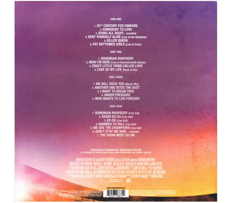 Виниловая пластинка Queen – Bohemian Rhapsody (The Original Soundtrack), Kinodrive.kz — фото 12