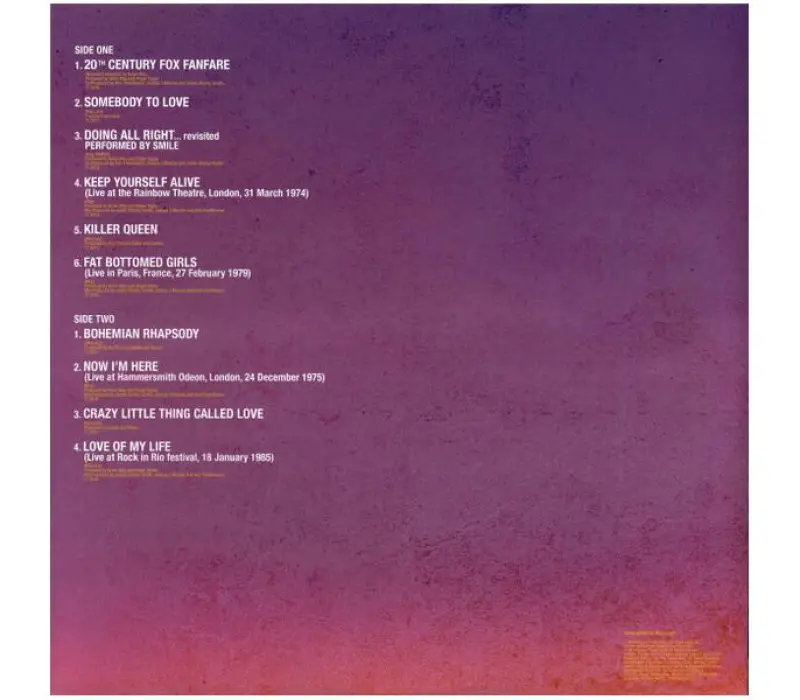 Виниловая пластинка Queen – Bohemian Rhapsody (The Original Soundtrack), Kinodrive.kz — фото 7