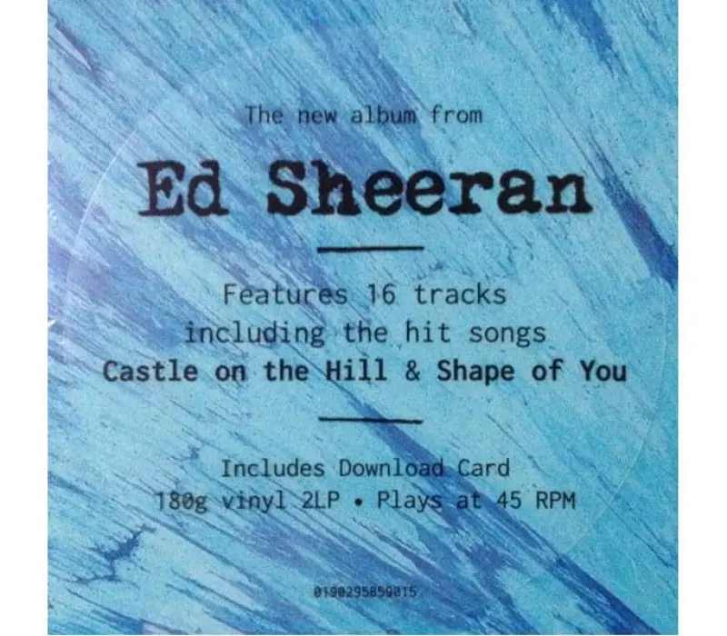 Виниловая пластинка Ed Sheeran – Divide, Kinodrive.kz — фото 2