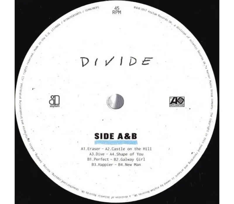 Виниловая пластинка Ed Sheeran – Divide, Kinodrive.kz — фото 8