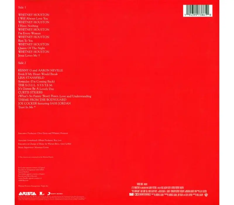 Виниловая пластинка Various Artists– The Bodyguard, Kinodrive.kz — фото 8