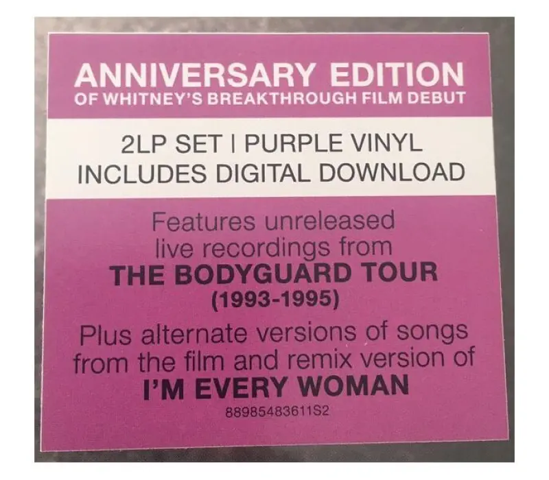 Виниловая пластинка Whitney Houston – I Wish You Love: More From The Bodyguard, Kinodrive.kz — фото 3