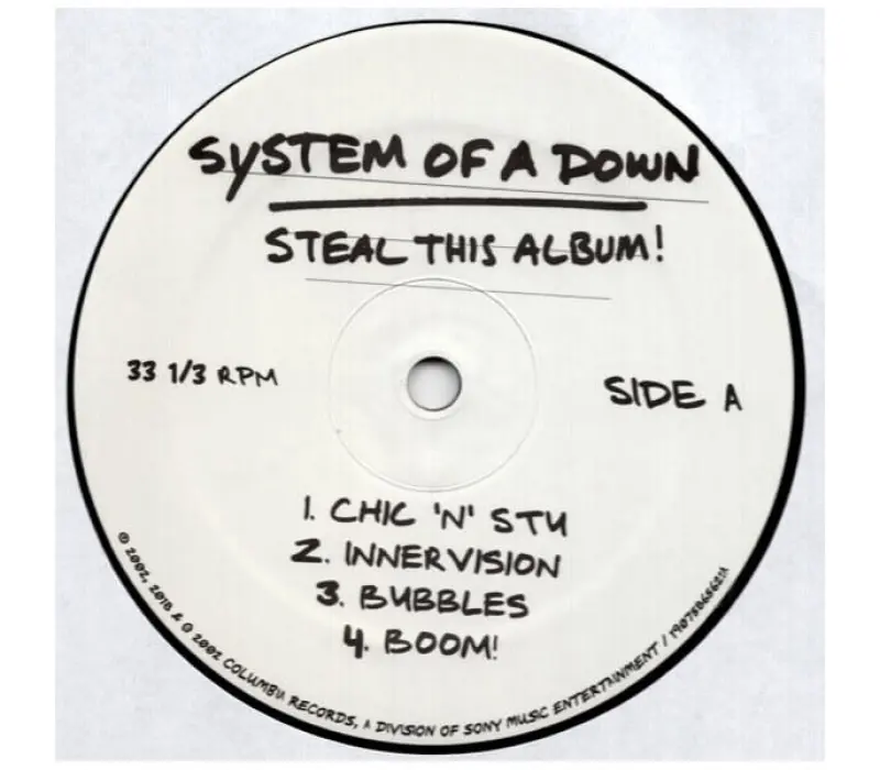 Виниловая пластинка System Of A Down – Steal This Album!, Kinodrive.kz — фото 12