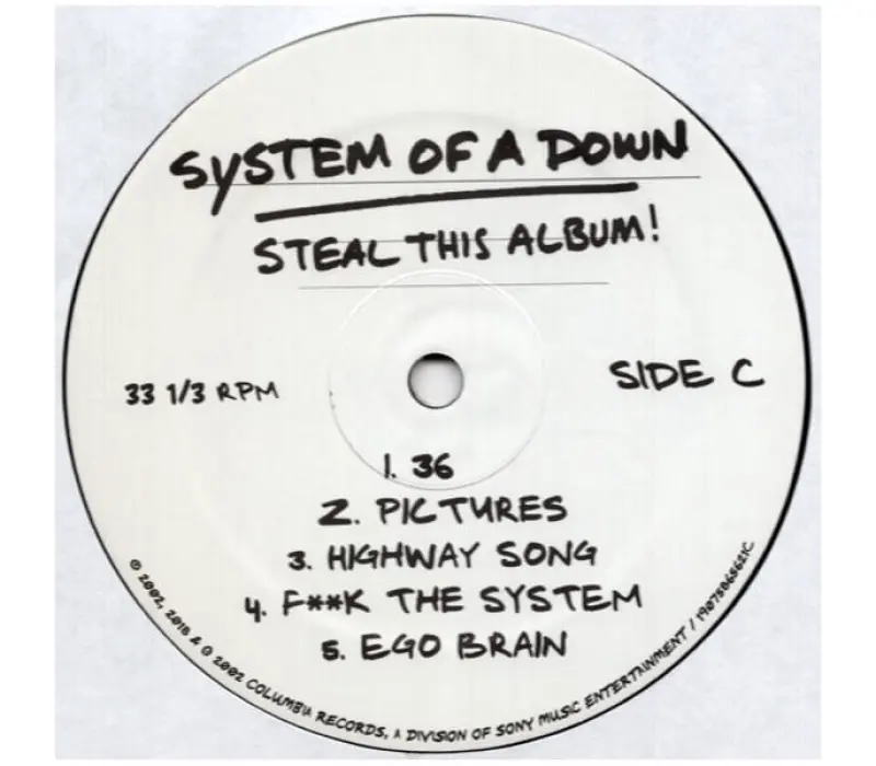 Виниловая пластинка System Of A Down – Steal This Album!, Kinodrive.kz — фото 7