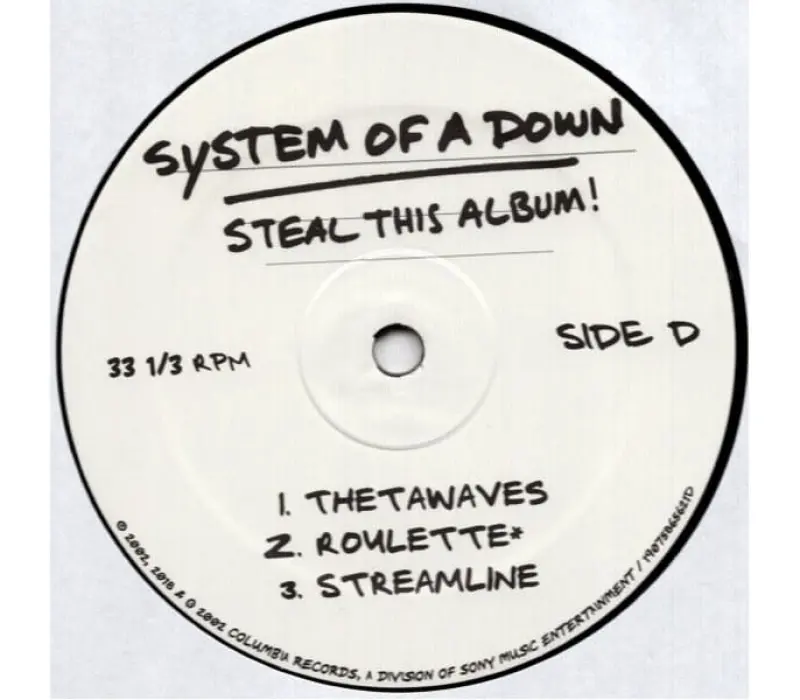 Виниловая пластинка System Of A Down – Steal This Album!, Kinodrive.kz — фото 8