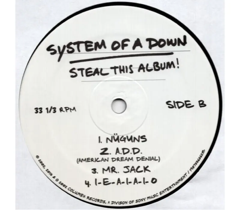 Виниловая пластинка System Of A Down – Steal This Album!, Kinodrive.kz — фото 9