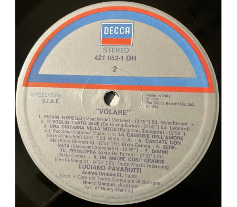 Виниловая пластинка Luciano Pavarotti – Volare, Kinodrive.kz — фото 4