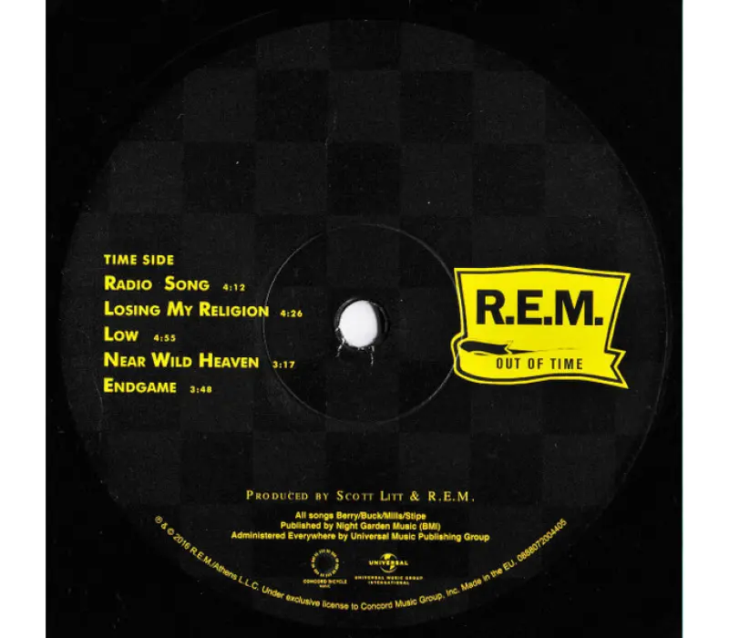 Виниловая пластинка R.E.M. – Out Of Time, Kinodrive.kz — фото 4