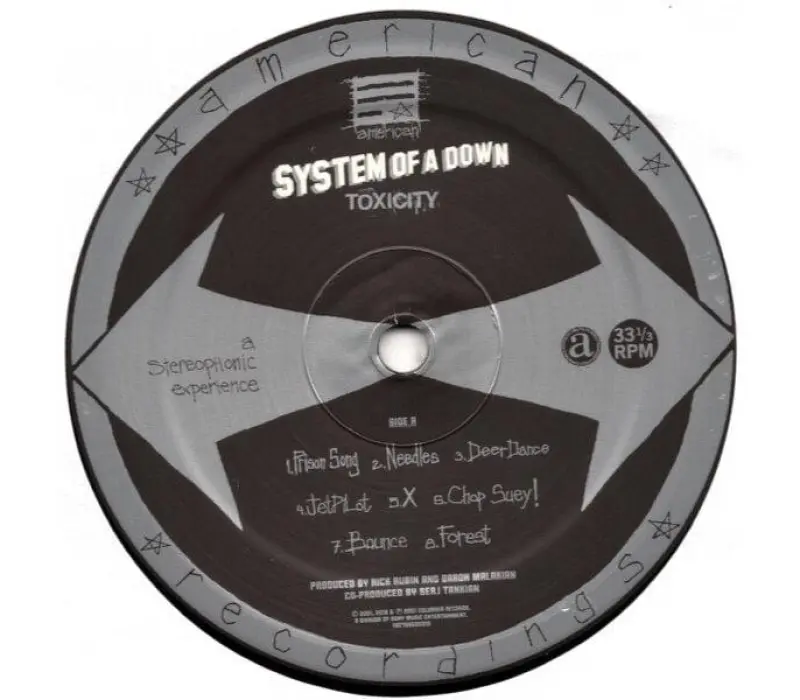 Виниловая пластинка System Of A Down – Toxicity, Kinodrive.kz — фото 3