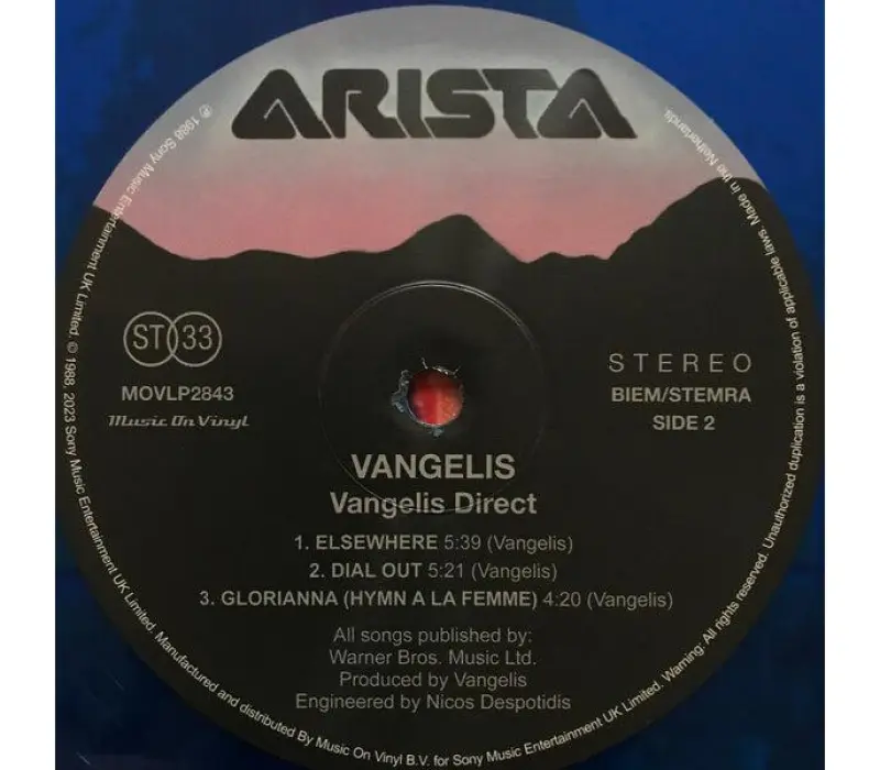 Виниловая пластинка Vangelis – Direct, Kinodrive.kz — фото 11