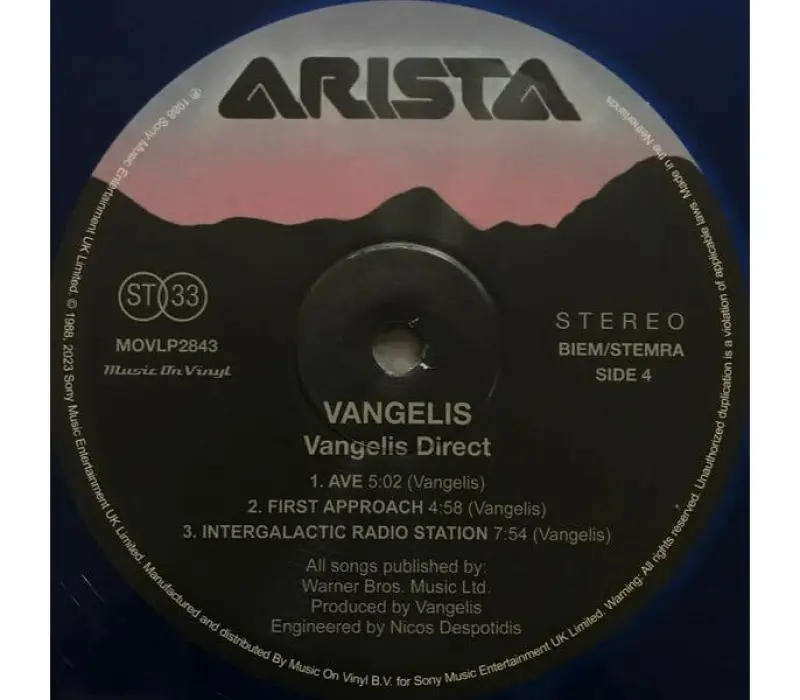 Виниловая пластинка Vangelis – Direct, Kinodrive.kz — фото 13