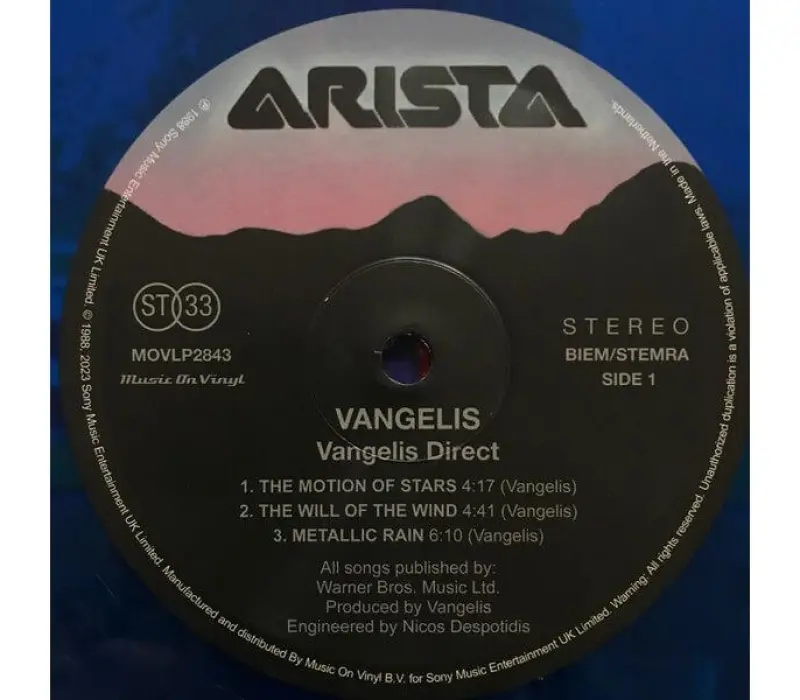 Виниловая пластинка Vangelis – Direct, Kinodrive.kz — фото 14